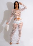 Sexy Hollow Sequin Beach Maxi Dress TR-1250