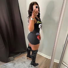 Sexy Sleeveless Slim Mini Dress GLF-07029