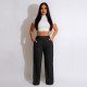 Fashion Solid Color Loose Straight Pants YS-S845