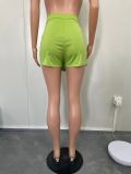Candy Color Pleated Culottes BN-9414