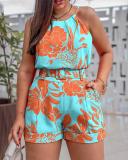 Plus Size Printed Fashion 2 Piece Set GSRX-9021