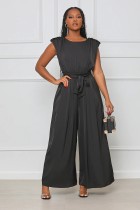 Casual Sleeveless Loose Wide Leg Jumpsuit GYLY-9913