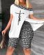Printed Casual Two Piece Shorts Set GSRX-9029