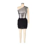 Sexy Slash Neck Bodysuit And Skirt 2 Piece Set AIL-238
