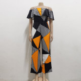 Casual Fashion Printed Jumpsuit SMR-11130