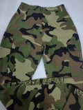 Casual Fashion High Waist Camouflage Pants GSMJ-6873