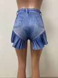 Casual Fashion Ruffle Shorts LSD-83214