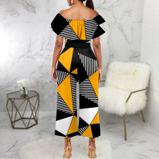 Casual Fashion Printed Jumpsuit SMR-11130