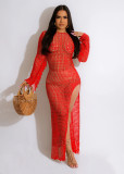 Hand Knitted Tassel Beach Dress TR-1251