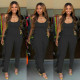 Tassel Solid Color Jumpsuit DAI-8417