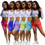 Paisley Print Beach Shorts GLF-07012