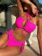 Solid Color Strappy Sexy Swimsuit 2 Piece CSYZ-D29W