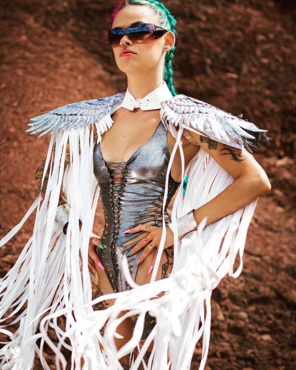 Sequin Wing Tassel Shawl ZSD-0575