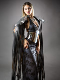 Sequin Wing Tassel Shawl ZSD-0575