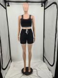 Sleeveless Tank Top And Short Casual 2 Piece Set YIM-322