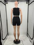 Sleeveless Tank Top And Short Casual 2 Piece Set YIM-322