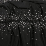 Sexy Hot Drill Mesh Splicing Mini Dress NY-2699