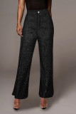 Sequin Party Vintage Wide Leg Pant MZ-2791