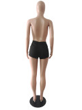 Solid Color High Waist Shorts GCNF-0213