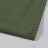 Plus Size Solid Color Zipper Pocket Skirt NY-9080