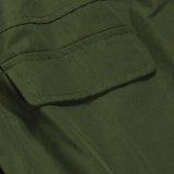 Plus Size Solid Color Zipper Pocket Skirt NY-9080