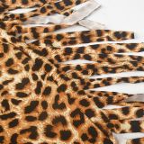 Fashion Leopard Print Tassel Pant GFMA-MP034