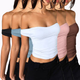 Solid Color Tube Tops Bandage Tops ASL-6651