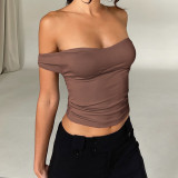 Solid Color Tube Tops Bandage Tops ASL-6651