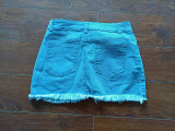 Sexy Single Breasted Denim Mini Skirt MEM-88481