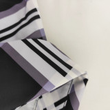 Fashion Plaid Print Long Sleeve Maxi Dress SMR-11891