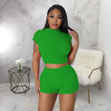 Solid Color Sleeveless Two Piece Set YF-10465