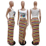 Crochet Tassel Bandage Beach Half Skirt GDYF-6905