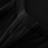 Solid Color Sling Backless Sport Jumpsuit MZ-2779