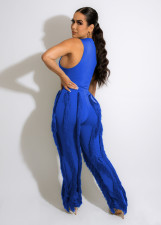 Casual Tank Top Tassel Pants Two Piece Set AIL-220