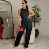 Casual Tank Top Tassel Pants Two Piece Set AIL-220