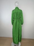 Long Sleeve Stand Collar Long Trench Coat MUE-3453