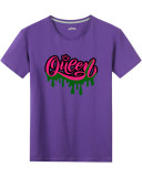 Plus Size QUEEN Letter Print T Shirt SXF-30409