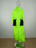 Long Sleeve Stand Collar Long Trench Coat MUE-3453