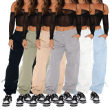 Solid Color Loose Bandage Pants ASL-6666