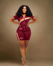 Plus Size Letter Print Short Sleeve Shorts Two Piece Set WAF-77543239