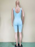 Solid Color Sleeveless Slim Romper BN-9301