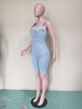 Solid Color Sleeveless Slim Romper BN-9301