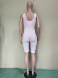 Solid Color Sleeveless Slim Romper BN-9301