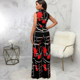 Print Sleeveless Wide Leg Jumpsuit SMR-10686_1