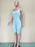 Solid Color Sleeveless Slim Romper BN-9301