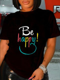 Plus Size Short Sleeve Loose T Shirt SXF-30423