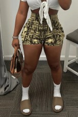 Camouflage Print High Waist Short GSMJ-6888