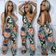 Sexy Print Loose Sling Jumpsuit OLYF-6123