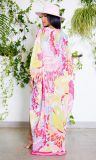 Chiffon Print Sunscreen Cardigan Shorts Beach Suit XHSY-19570