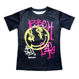Fashion Pattern Printing Slim T-shirt SHD-9605